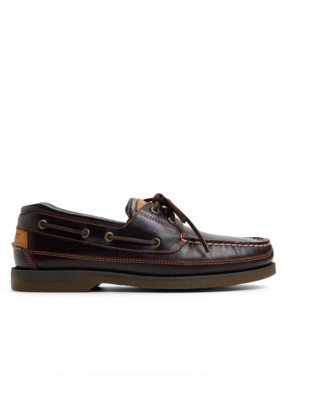 Sperry Mako 2 Eye Canoe Leather Boat Shoes Sz 8.5